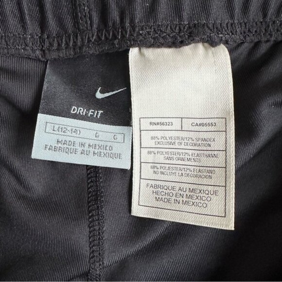 Nike | Black Dri-fit Jogger Leggings | Size Large (12-14) - Picture 5 of 10